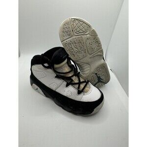 YOUTH AIR JORDAN 9 RETRO UNIVERSITY BLUE‎ US Size 9C Good Condition KIDS SIZE